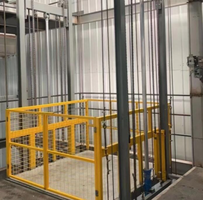 海阳导轨式升降机一般加工周期